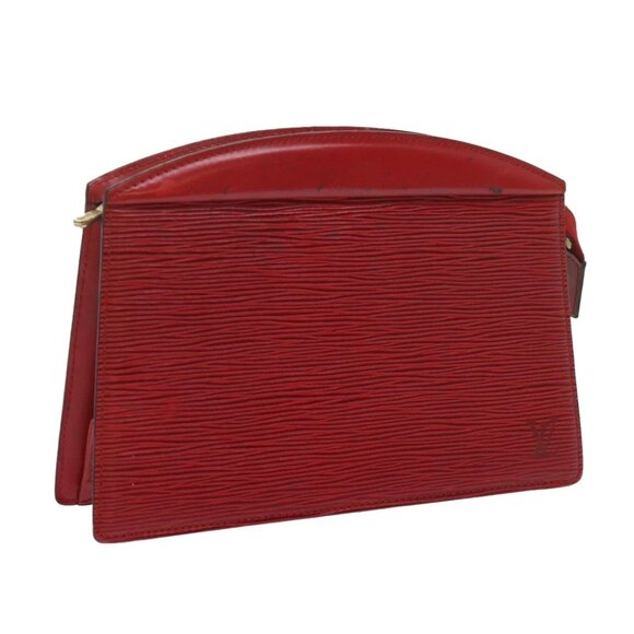 LOUIS VUITTON Epi Trousse Crete Clutch Bag Red M48407 LV Auth 68989 - Picture 1 of 15